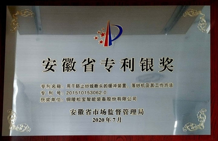 省專(zhuān)利銀獎(jiǎng)